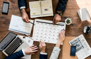 calendário comercial
